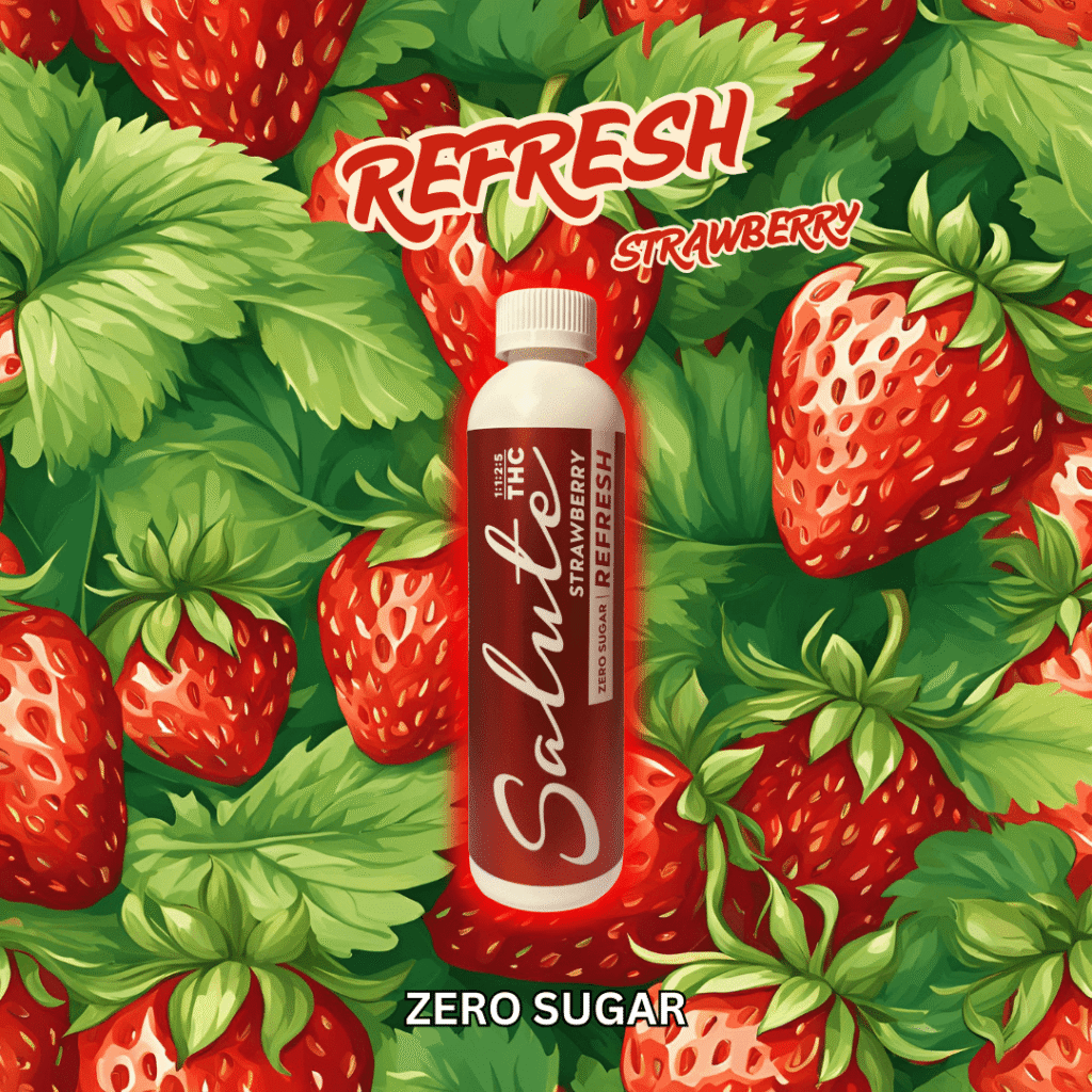 Salute Refresh Strawberry Zero Sugar Farm406 Missoula Montana