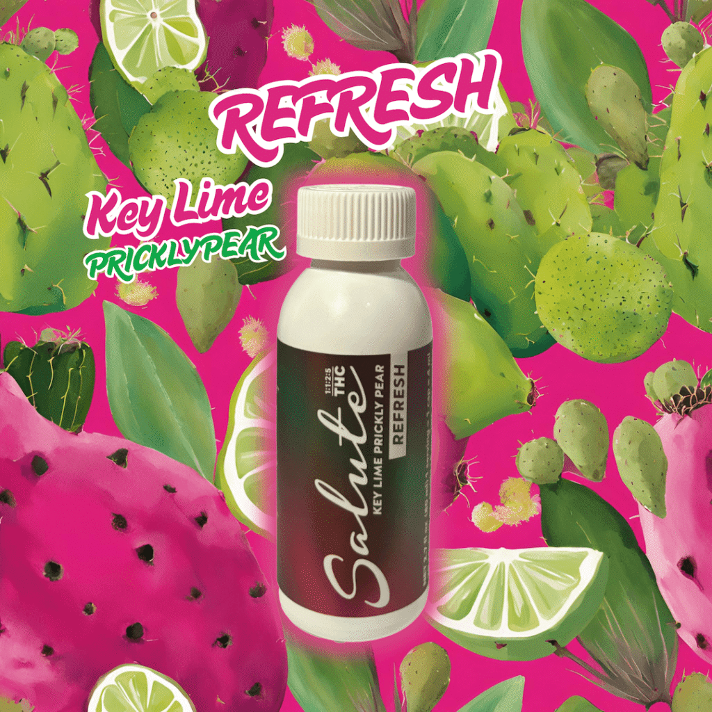 Salute Shot 2.7oz Refresh Key Lime Prickly Pear Farm406 Montana