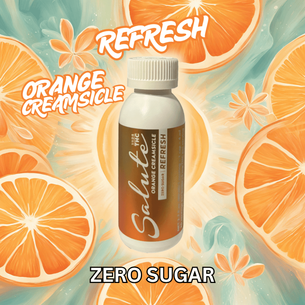 Salute Shot 2.7oz Refresh Orange Creamsicle Zero Farm406 Montana