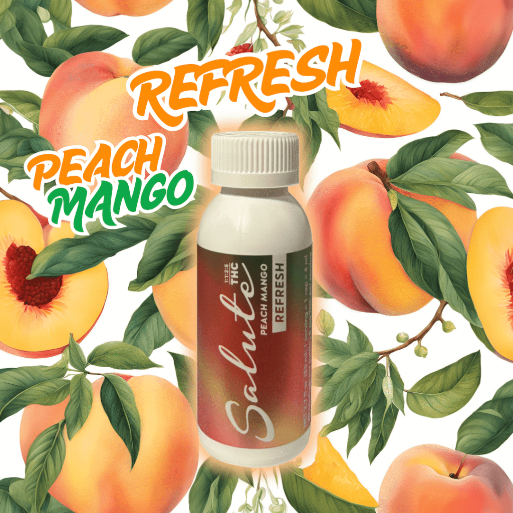 Salute Shot 2.7oz Refresh Peach Mango Farm406 Montana