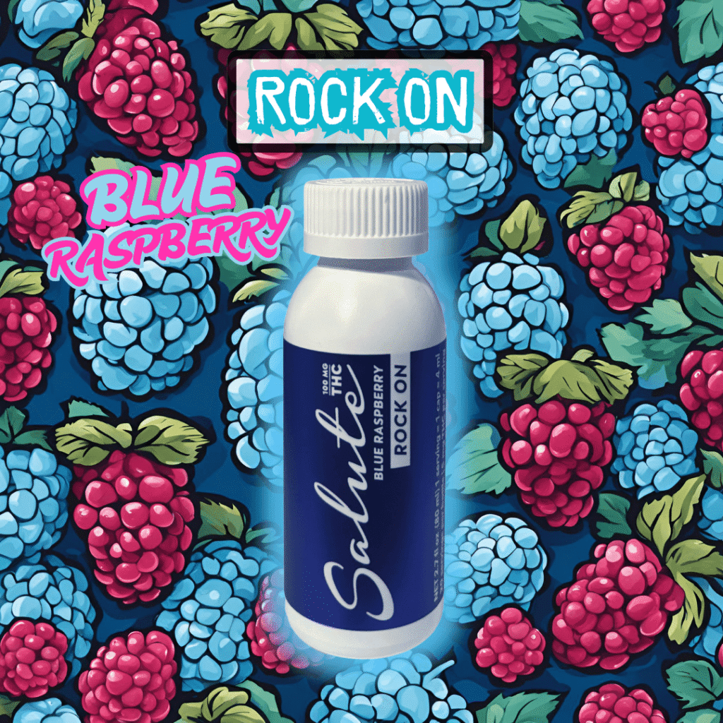 Salute Shot 2.7oz Rock On Blue Raspberry Farm406 Montana